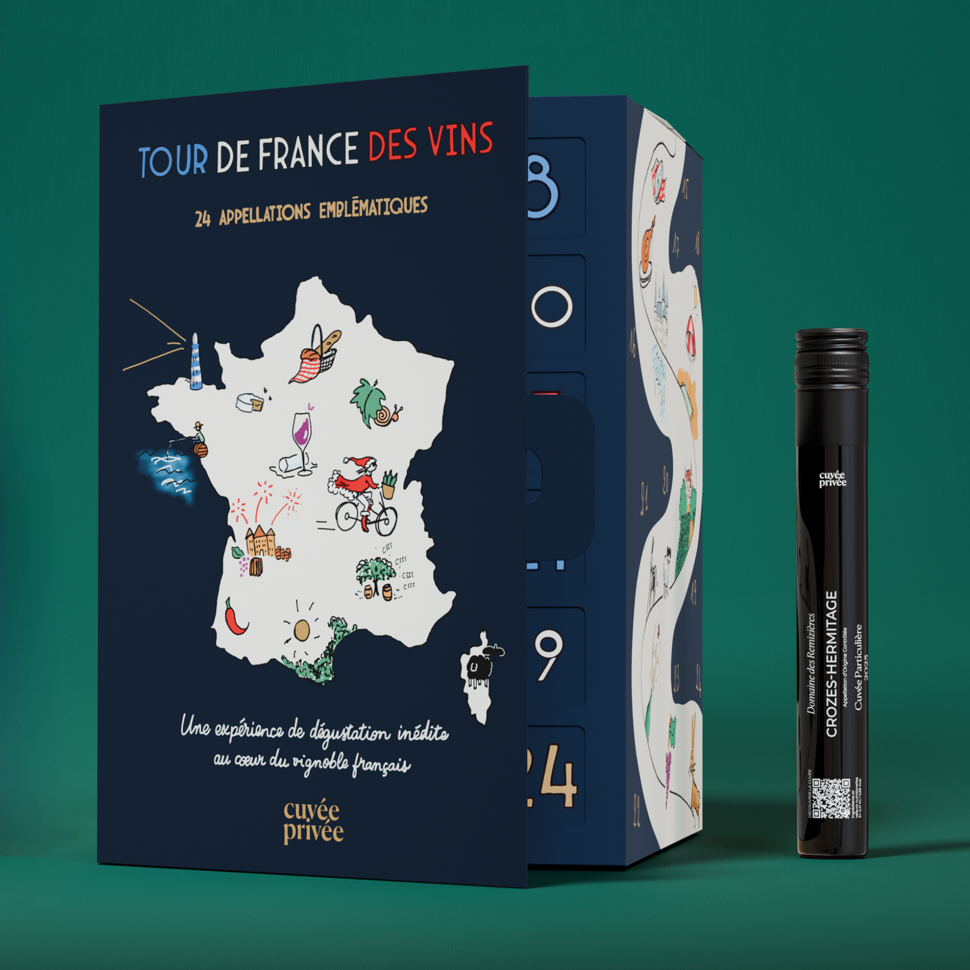 Wine Advent Calendar - 24 Wines from France and the World