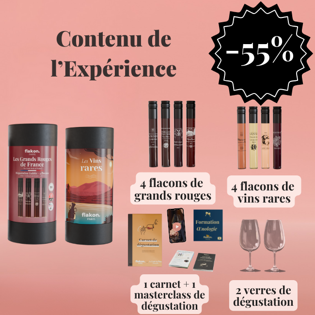 Expérience Vins rares & Grands rouges de France