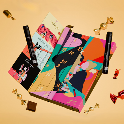 Calendrier de l'Avent 12 vins et 12 chocolats