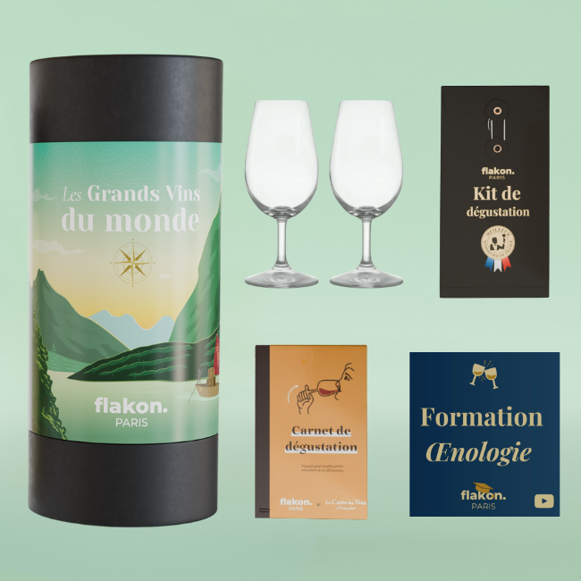 Expérience complète vins du monde