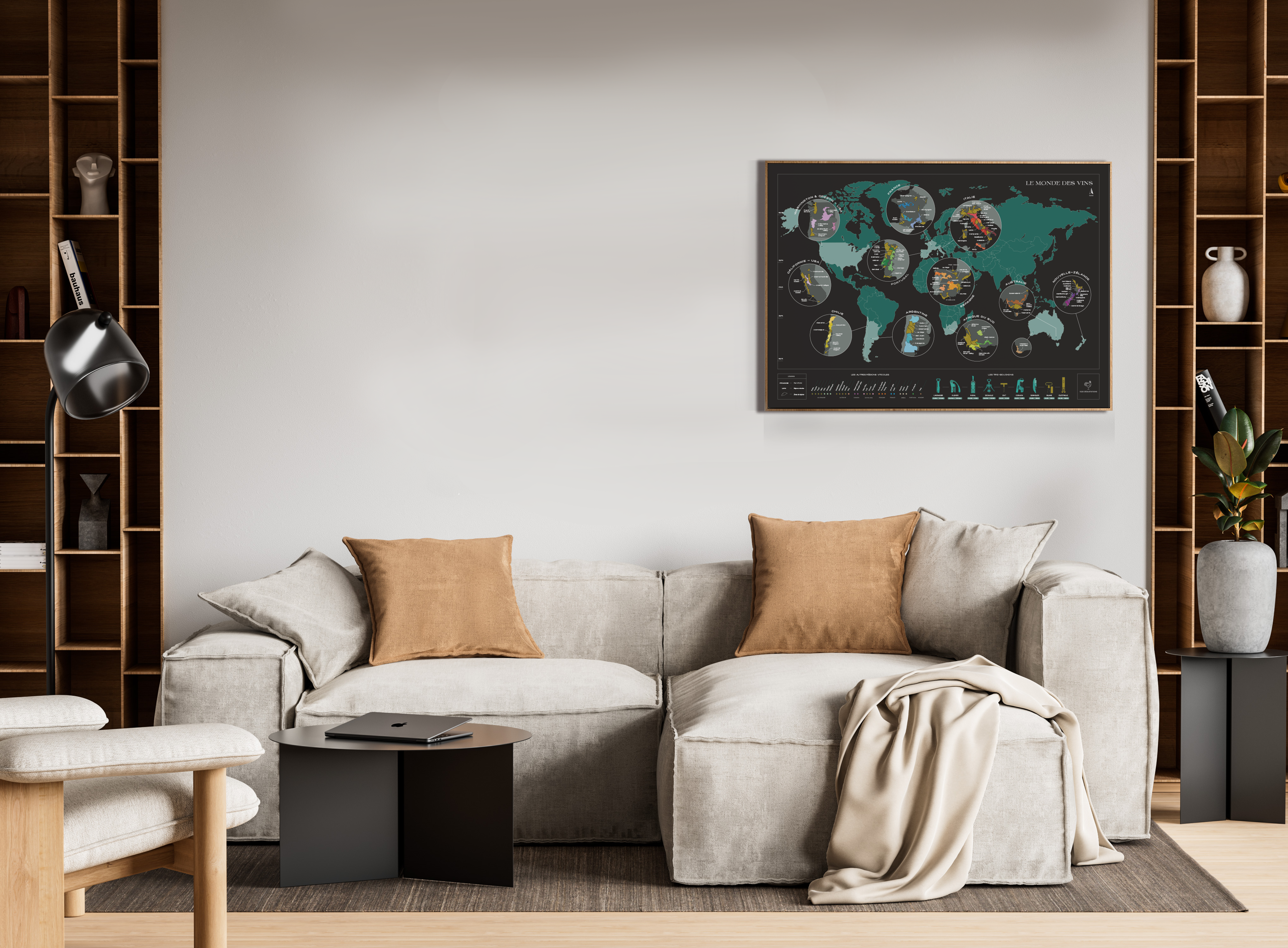 Carte à gratter : le Monde des vins