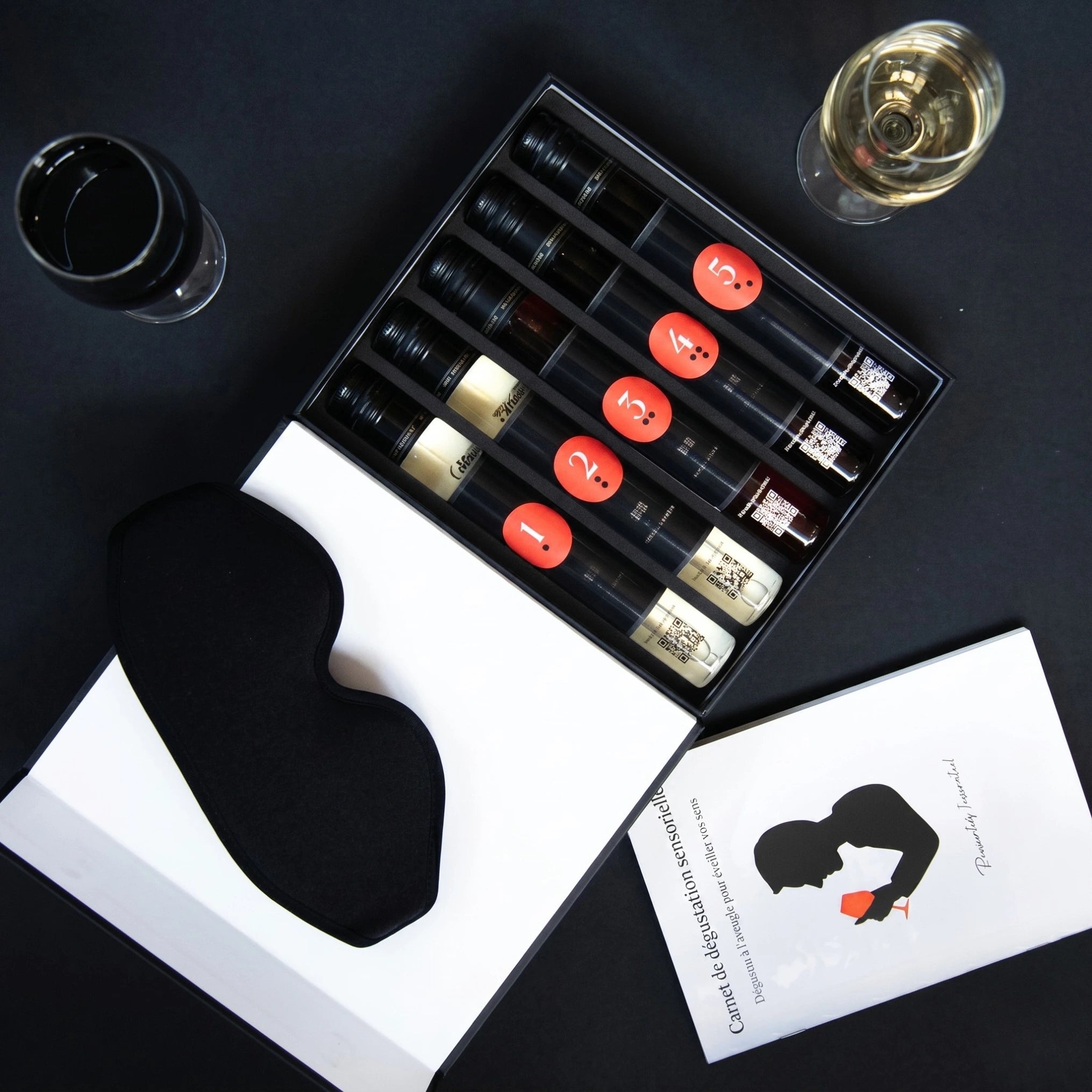 Coffret de dégustation à l'aveugle